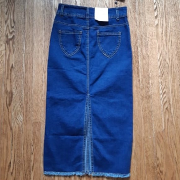 Long jean skirt - Picture 3 of 3